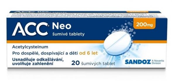 ACC NEO 200MG šumivá tableta 20