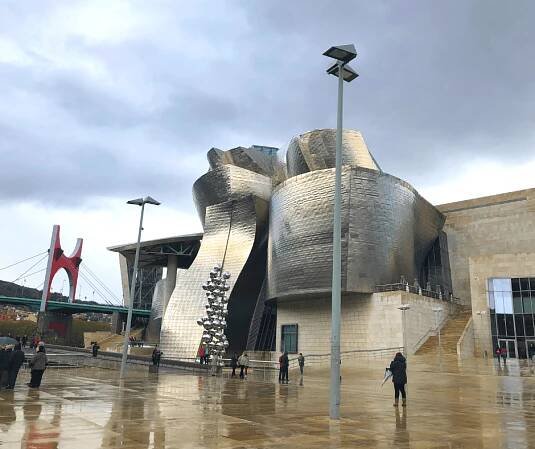 ath artistic city of bilbao in the basque country