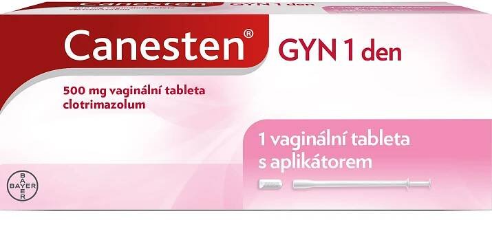 CANESTEN GYN 1 den 1 500 mg 1 vaginální tableta