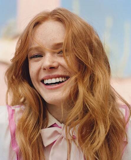 Image may contain Human Blonde Teen Kid Child Person Abigail Cowen Face Clothing and Apparel