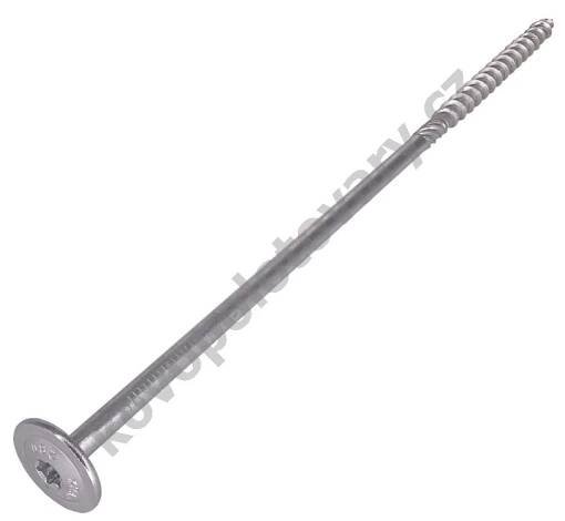 HPM TEC RAPI-TEC SK 8,0x240/80+R - stavební vrut do dřeva, polozávit, pozink, talířová hlava, TORX T 