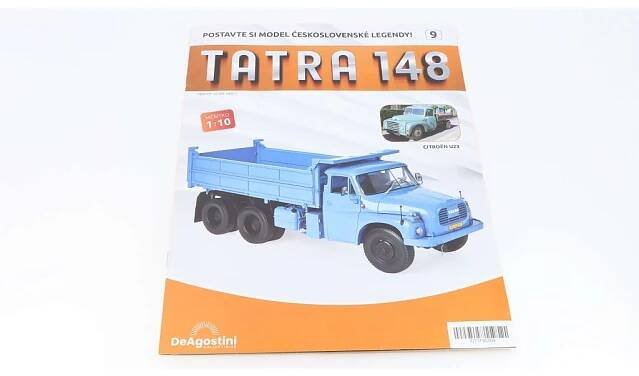 Tatra 148 1:10 - časopis #9 se stavebnicí DeAgostini  Tatra 148 - stavebnice DeAgostini