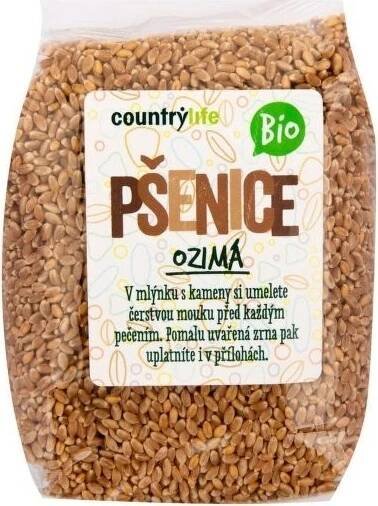 Country Life Pšenice ozimá zrno BIO 1 kg