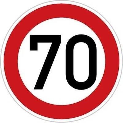 Dopravní Značka B20a - 2.třída Nejvyšší dovolená rychlost Rychlost: 70km/h od 1 452 Kč - Heureka.cz