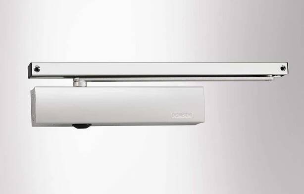 Samozavírač GEZE TS5000 s vodící lištou 40-120kg/1.400mm stříbrný* | POOR - TRADE, v.o.s. 